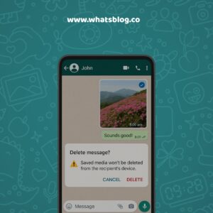 Be cautious with media—deleting the message won’t remove it from the recipient’s gallery if they’ve saved it